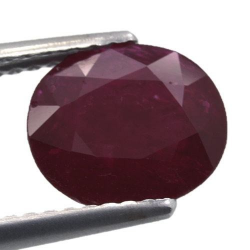 2.26ct Ruby Oval Cut