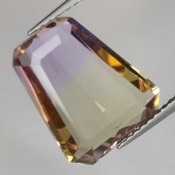 5.09ct Ametrin Fancy Schnitt