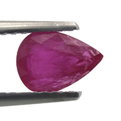 1.04ct Ruby Pear Cut