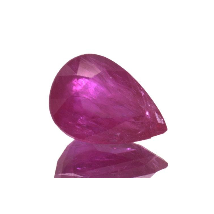 1.04ct Ruby Pear Cut