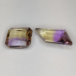 6.95ct  Ametrine Emerald and Fancy Cut