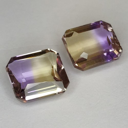 6.24ct Amétrine Taille Émeraude