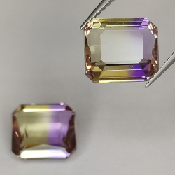 6.24ct  Ametrino Talla Esmeralda