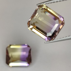 6.24ct Ametrine Emerald Cut