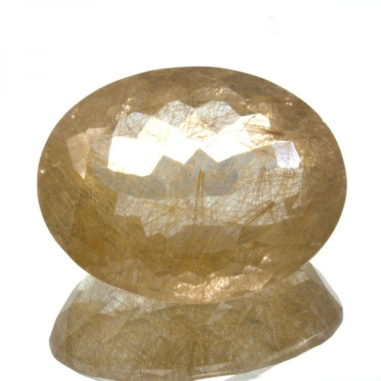 25,68ct. Rutile Quartz Oval Cut