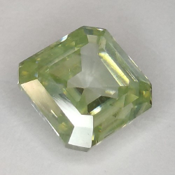 2.49ct Moissanite Facettato Smeraldo