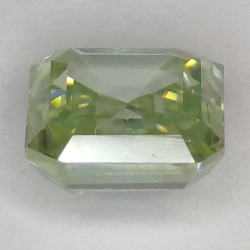 2.49ct Moissanit Smaragd Schnitt