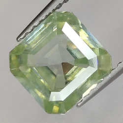 2.49ct Moissanit Smaragd Schnitt