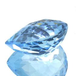 22,38ct Swiss BlueTopaz Pear Cut