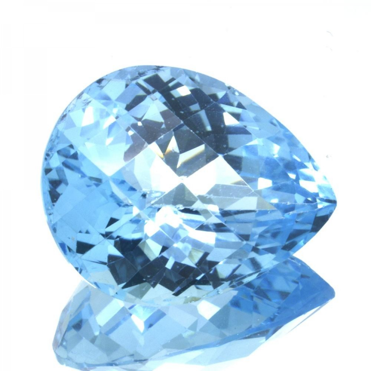 22,38ct Swiss BlueTopaz Pear Cut