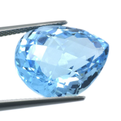 22,38ct Swiss BlueTopaz Pear Cut