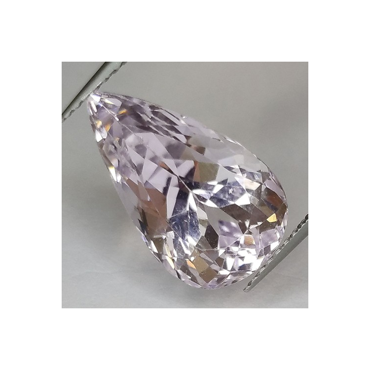 8.23ct Kunzit Birne Schnitt