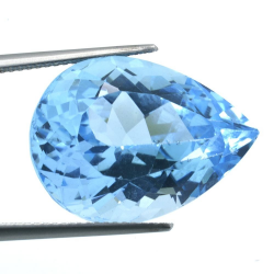 27.37ct Swiss BlueTopaz Pear Cut