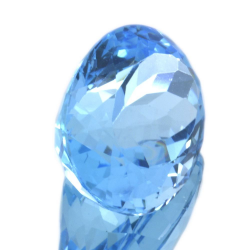 22,43ct Swiss BlueTopaz Oval Cut