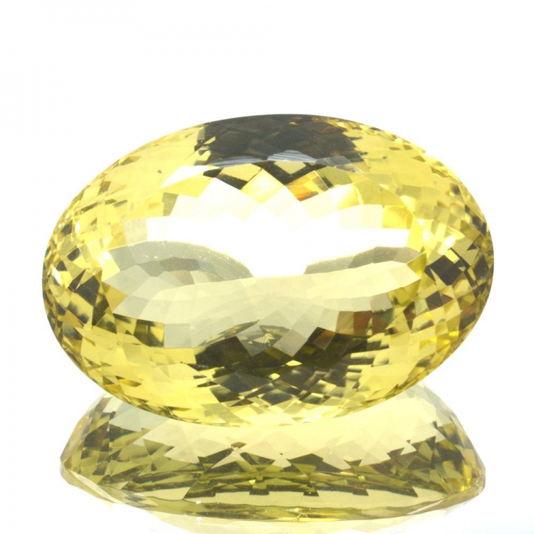 38,48ct. Lemon Quartz Oval cut