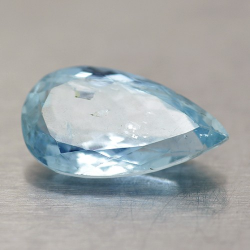 8.35ct Aquamarin Birne Schnitt