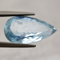 8.35ct Aquamarine Pear Cut