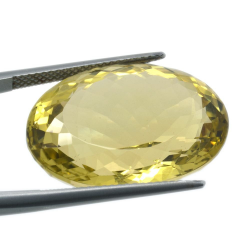 28,25ct. Lemon Quartz Oval cut