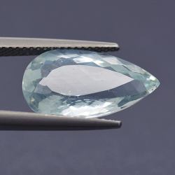 5.40ct Aquamarine Pear Cut