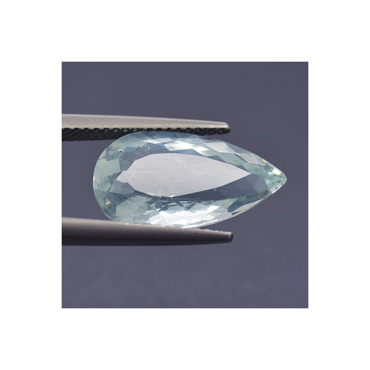 5.40ct Aigue-marine Taille Poire