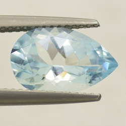 2.67ct Aquamarine Pear Cut