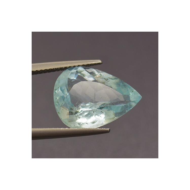 7.43ct Aigue-marine Taille Poire