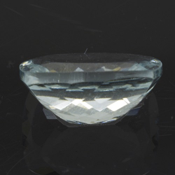 4.18ct Aquamarin Kissen Schnitt