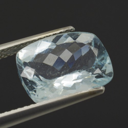 4.18ct Aquamarine Cushion Cut