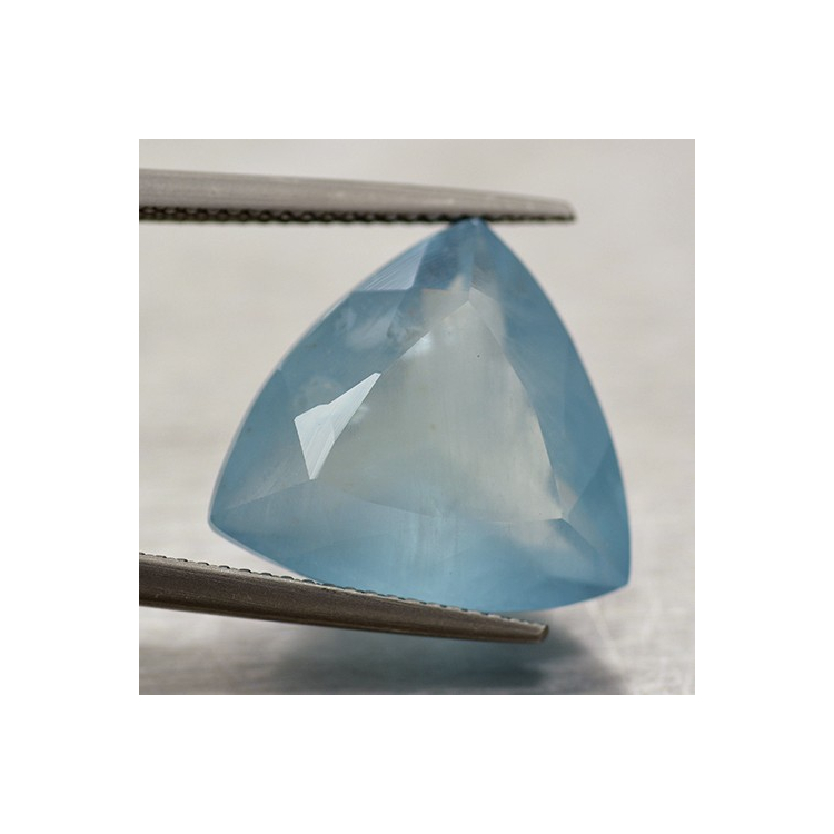 12.73ct Acquamarina Taglio Trilliant