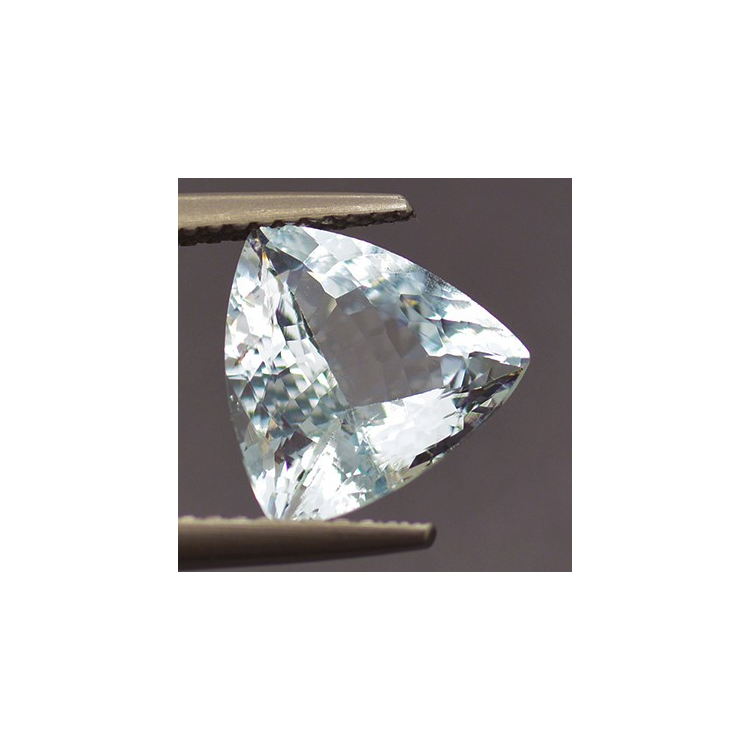 2.88ct Aguamarina Talla Trilliant