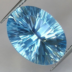 Blue Topaz Millenium Oval Cut