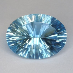 Blue Topaz Millenium Oval Cut