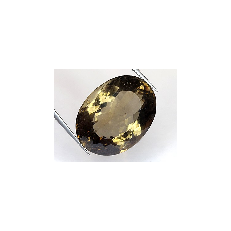 43.69ct Quartz Fumé Taille Ovale