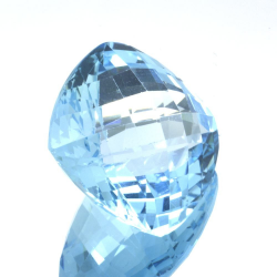 30,48ct Swiss BlueTopaz Cuishon Cut