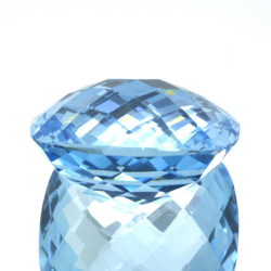 30,48ct Swiss BlueTopaz Cuishon Cut