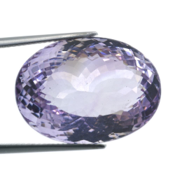 36,55ct. French Rose Amethyst Oval Cut