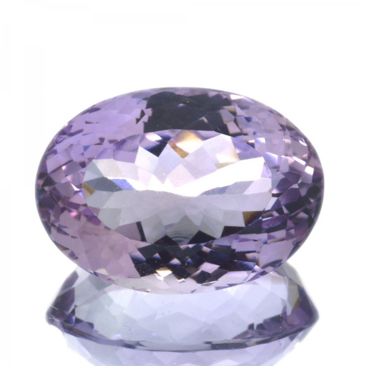 33.72ct French pink amethyst oval cut 23.96 x 17.13 mm