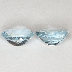 Gemas de TOPACIO AZUL en TALLA OVAL de 4,45ct. 7X9mm.