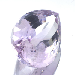 33,46 ct Améthyste rose française taille poire 25,85 x 18,07