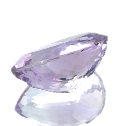 33,46 ct Améthyste rose française taille poire 25,85 x 18,07