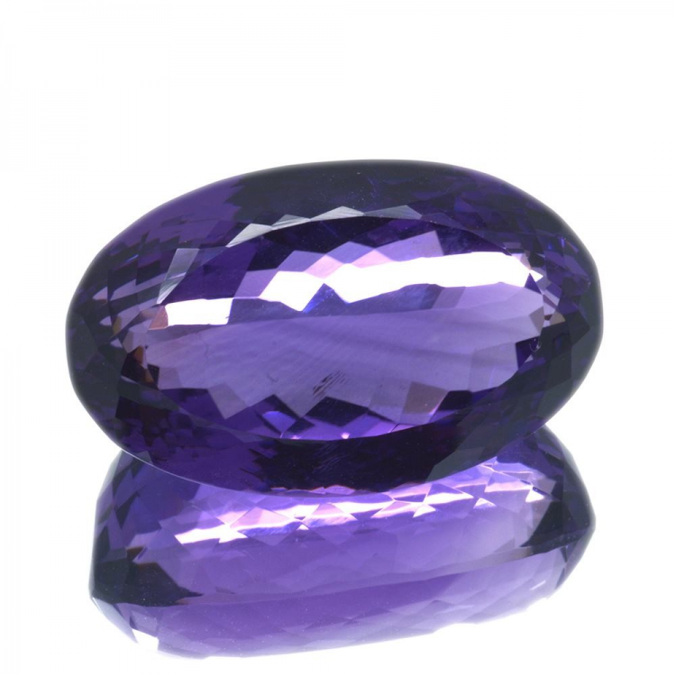 21.17 ct Amethyst oval cut 27.01x16.79 mm