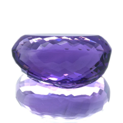 21.17 ct Amethyst oval cut 27.01x16.79 mm