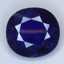 15.85ct Glasgefüllter Saphir Oval schnitt 16.36x14.44mm