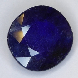 15.85ct Saphir Rempli de Verre Taille ovale 16.36x14.44mm