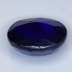 15.85ct Zafiro Relleno de Vidrio Talla Oval 16.36x14.44mm