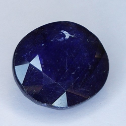 13.42ct Glasgefüllter Saphir Oval schnitt 14.31 x 13.05mm