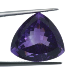 21,42 ct Amethyst im Billionenschliff, 17,46 x 16,87 mm