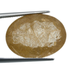 27,37ct. Rutile Quartz Oval Cut