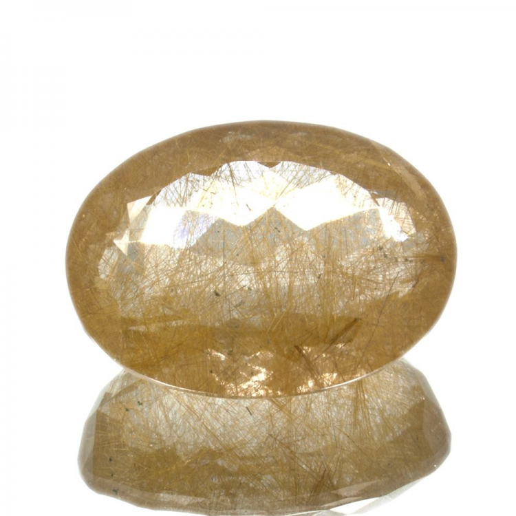 27,37ct. Rutile Quartz Oval Cut