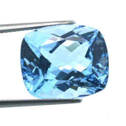 23,58ct Swiss BlueTopaz Cuishon Cut